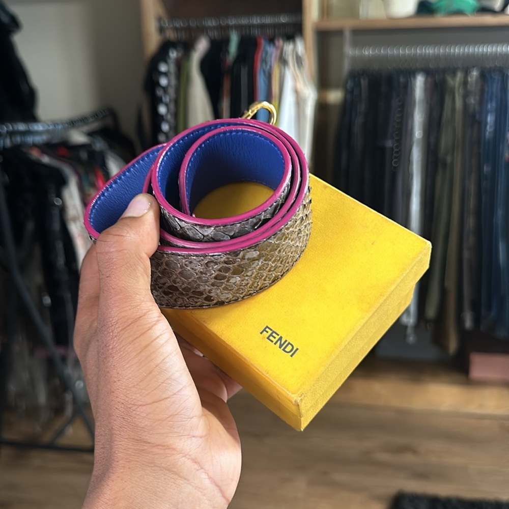 Fendi Strap You Python Bag Strap - image 4